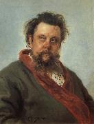 Portrait of Modest Moussorgski Ilya Repin